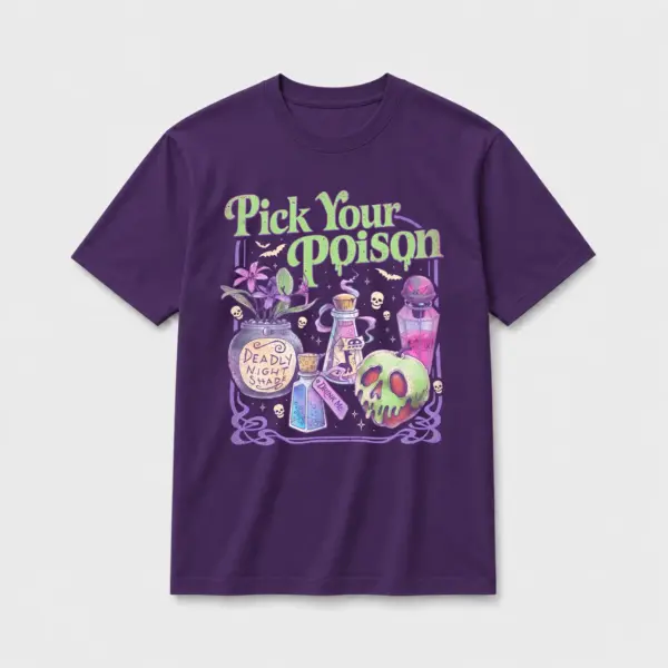 Pick your poison t shirt purple20pick20your20poison.webp