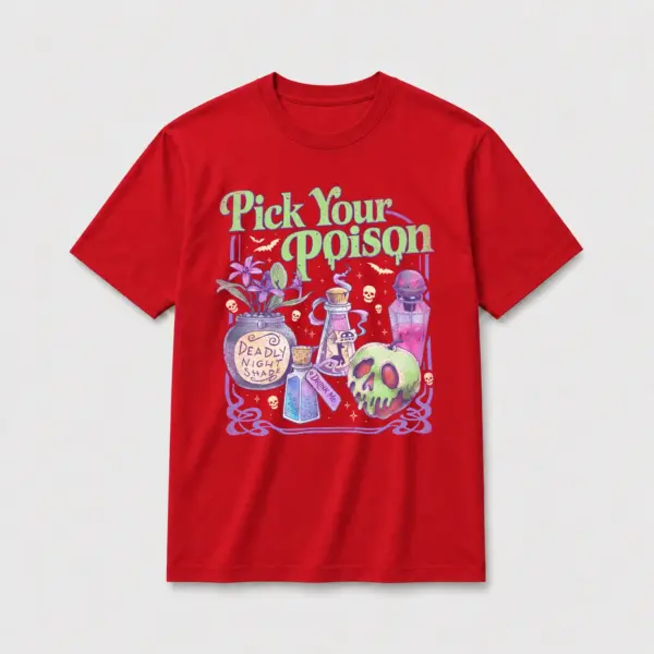 Pick your poison t shirt red20pick20your20poison.webp