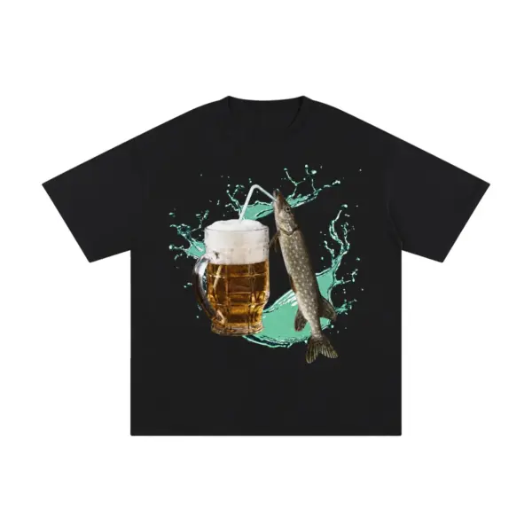 Pike beer premium t shirt black 120pike beer.webp