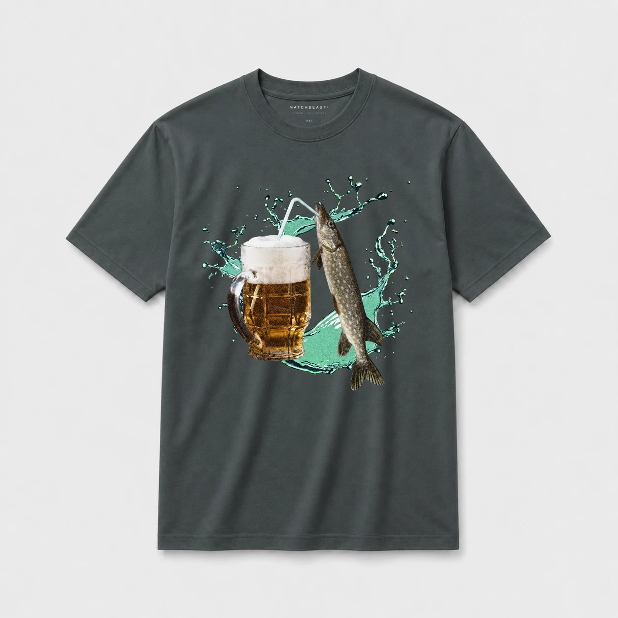 Pike beer t shirt dark20gray20pike beer.webp