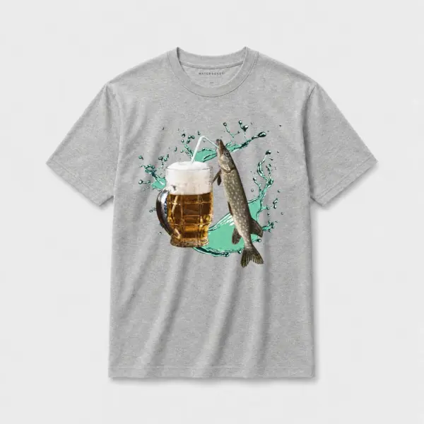 Pike beer t shirt gray20pike beer.webp