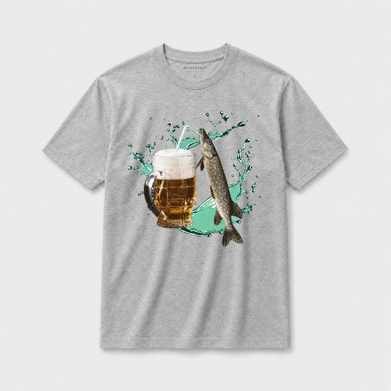Pike beer t shirt gray20pike beer.webp