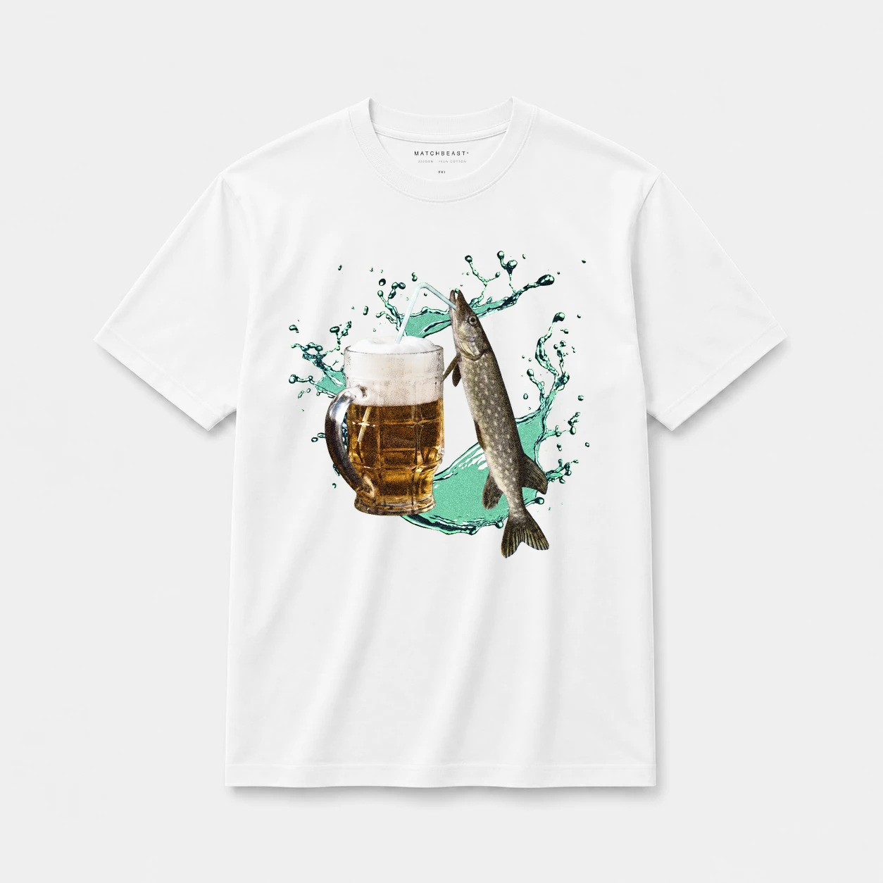 Pike beer t shirt white20pike beer.webp