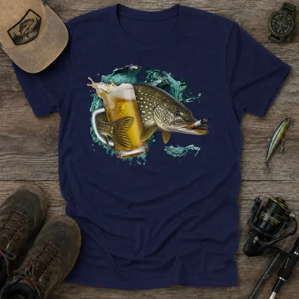Pike cold catch t shirt navy20pike20cold20catch.webp