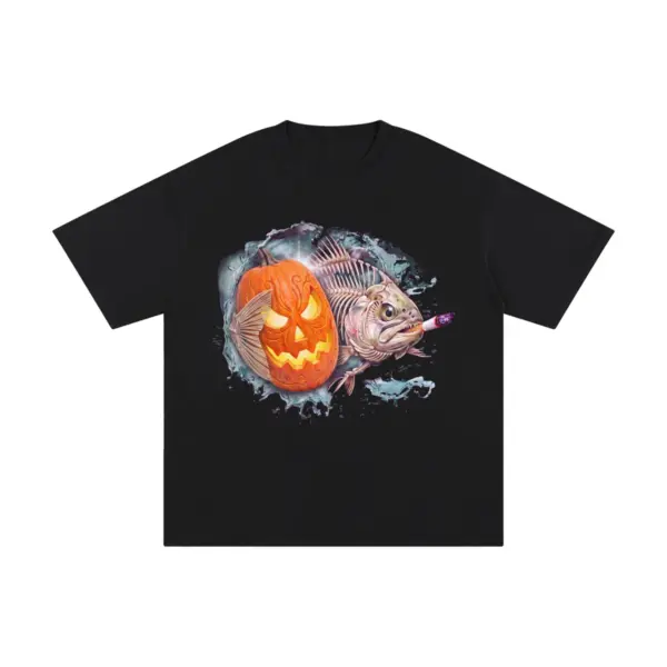 Pumpkin bones trout smoke premium t shirt black 120pumpkin20bones20trout20smoke.webp