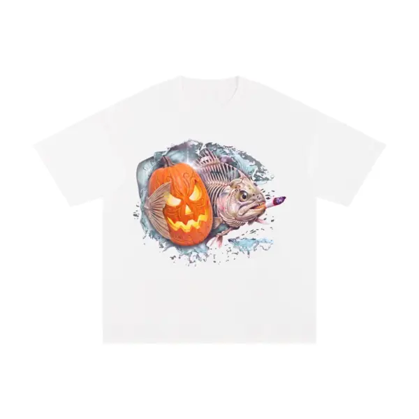Pumpkin bones trout smoke premium t shirt white 120pumpkin20bones20trout20smoke.webp