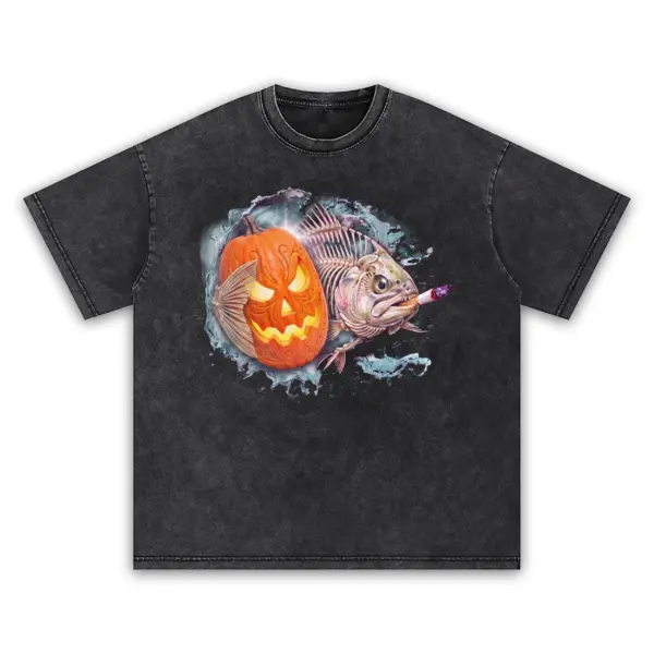 Pumpkin bones trout smoke vintage t shirt washed20black20pumpkin20bones20trout20smoke.webp