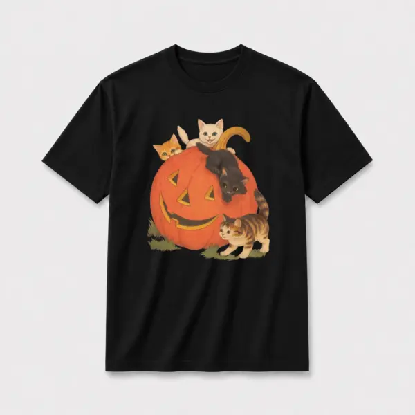 Pumpkin cat crew t shirt black20pumpkin20cat20crew.webp