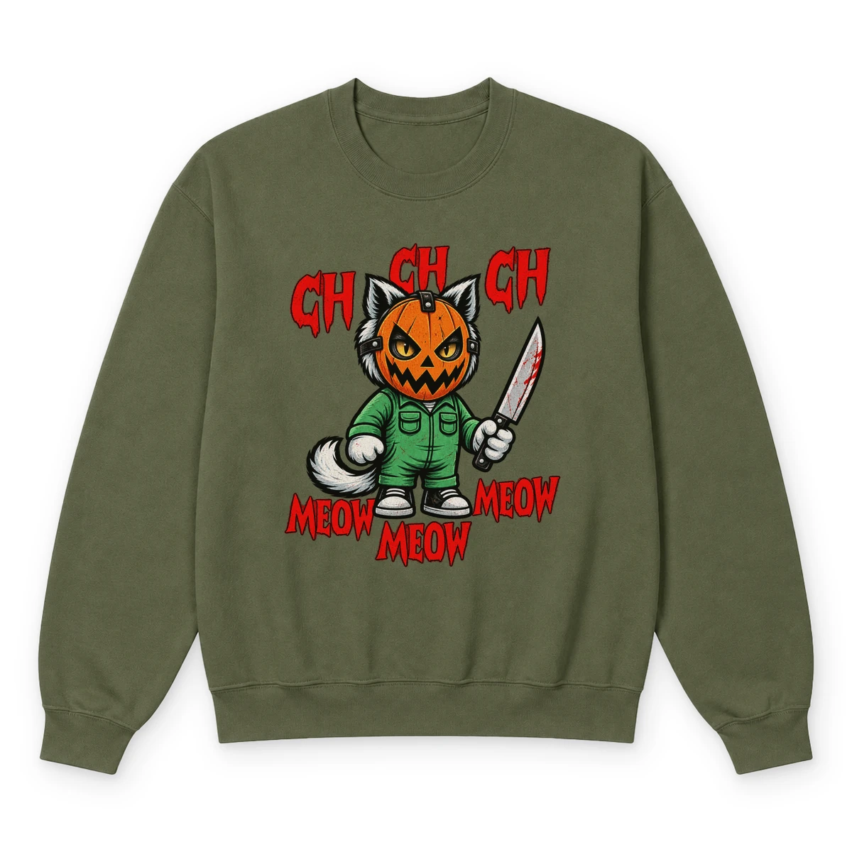 Pumpkin prowler cat sweatshirt olive20pumpkin20prowler20cat.webp