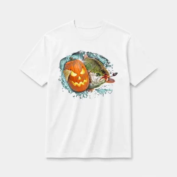 Pumpkin trout smoke t shirt white20pumpkin20trout20smoke.webp
