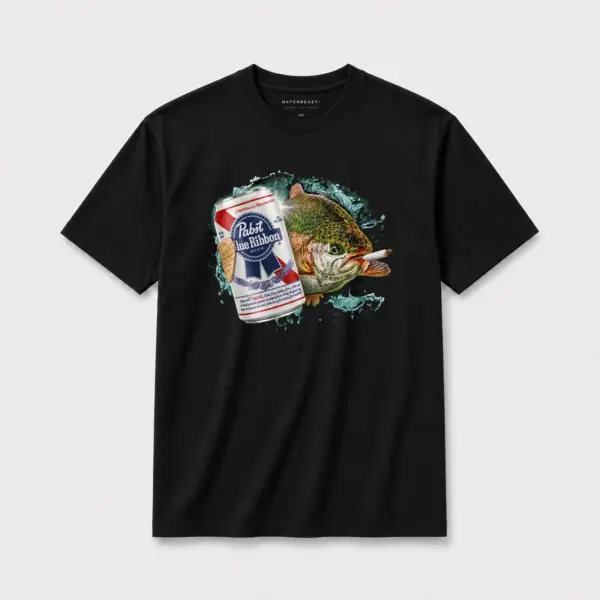 Rainbow trout blue ribbon joint t shirt black20rainbow20trout20blue20ribbon20joint.webp