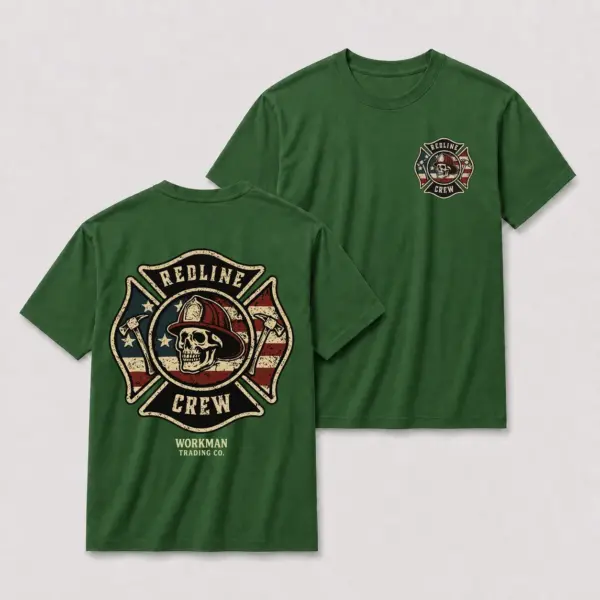 Redline crew firefighter oversize tee green20redline20crew20firefighter20graphic20t shirt.webp