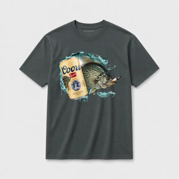 Rocky gold crappie t shirt dark20gray20rocky20gold20crappie.webp