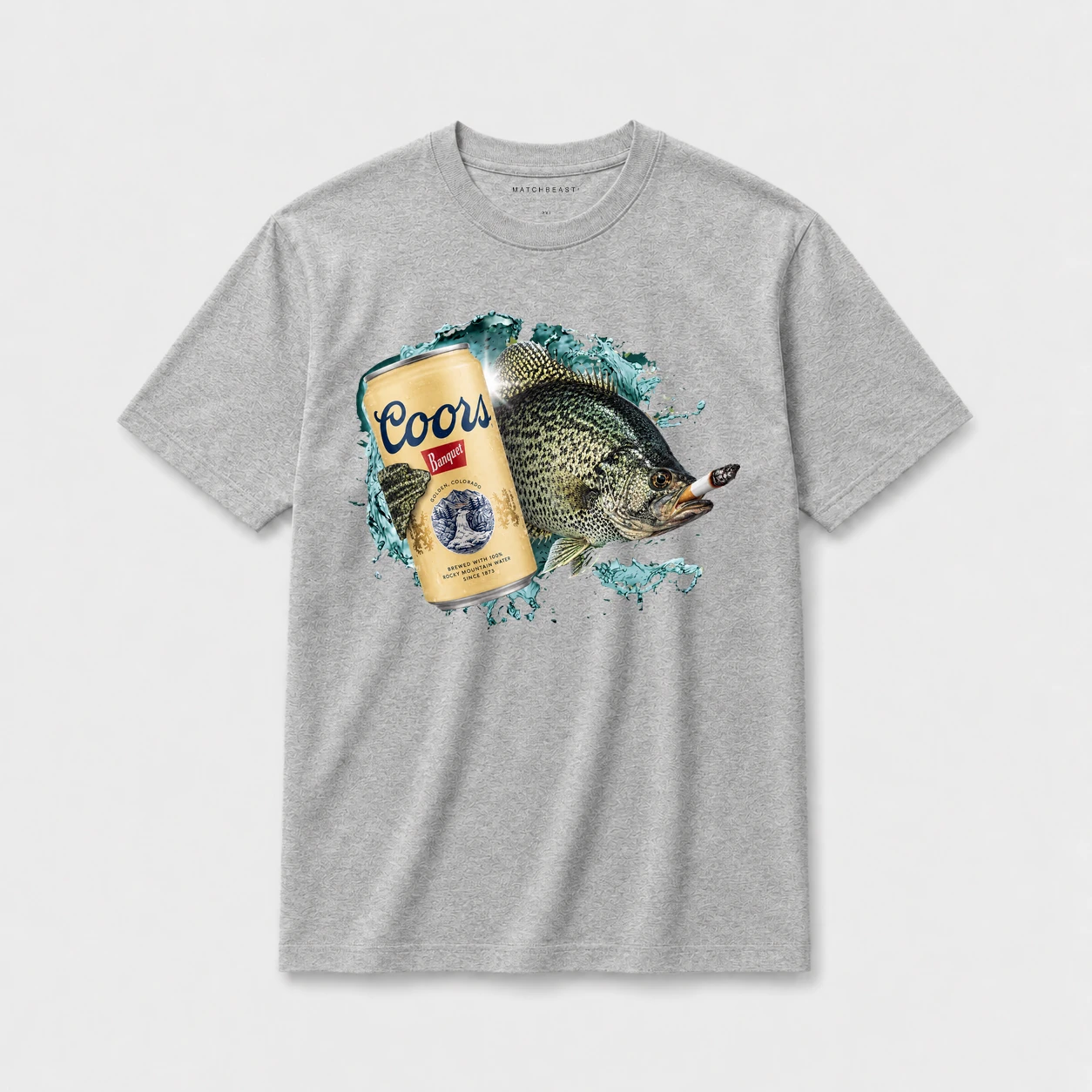 Rocky gold crappie t shirt gray20rocky20gold20crappie.webp