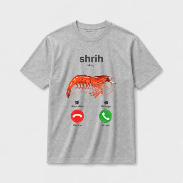 Shrih calling t shirt gray20shrih calling 1.webp
