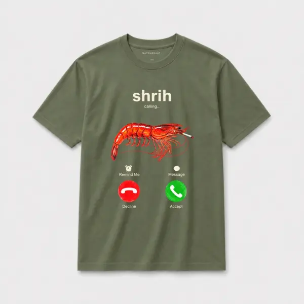 Shrih calling t shirt olive20green20shrih calling.webp