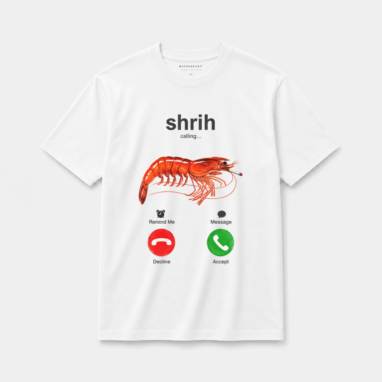 Shrih calling t shirt white20shrih calling 1.webp