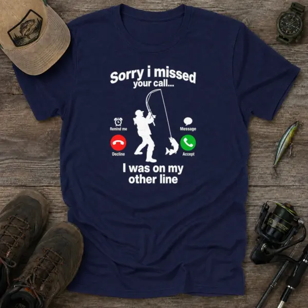 Sorry i missed your call fishing t shirt navy20sorry20i20missed20your20call20fishing.webp