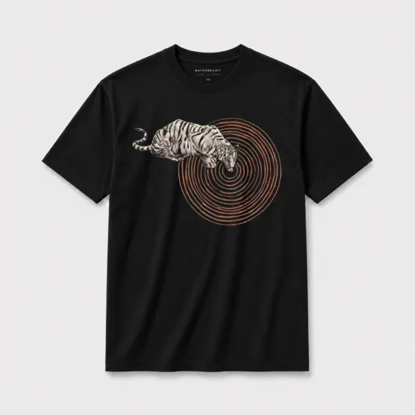 Tiger spiral t shirt black2002.webp