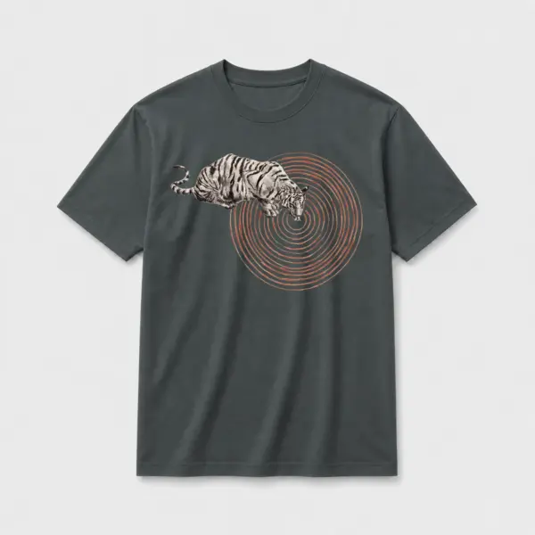 Tiger spiral t shirt dark20gray2002.webp