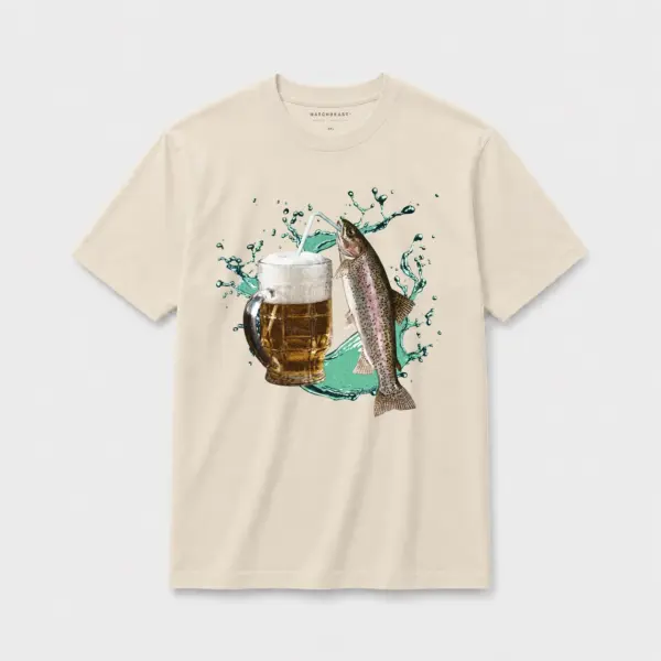 Trout beer 2 t shirt light20sand20trout beer 2.webp