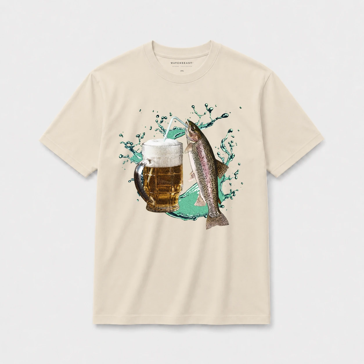 Trout beer 2 t shirt light20sand20trout beer 2.webp