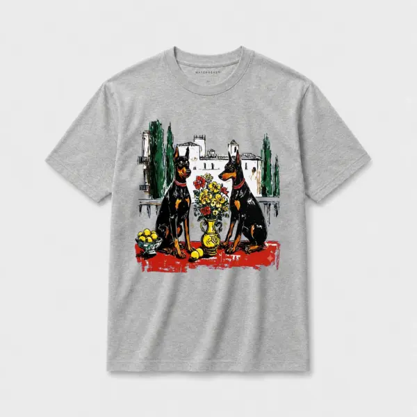 Tuscan guardians t shirt gray2004.webp