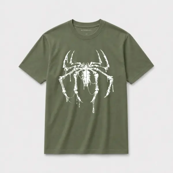 Venom skull t shirt olive20green2006.webp