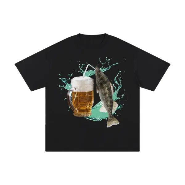 Walleye beer premium t shirt black 120walleye beer.webp