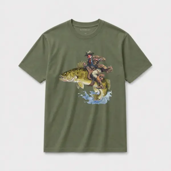 Walleye rider t shirt olive20green20walleye20rider.webp