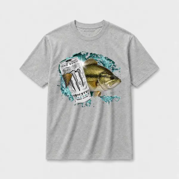 Zero sugar bass t shirt gray20zero20sugar20bass.webp