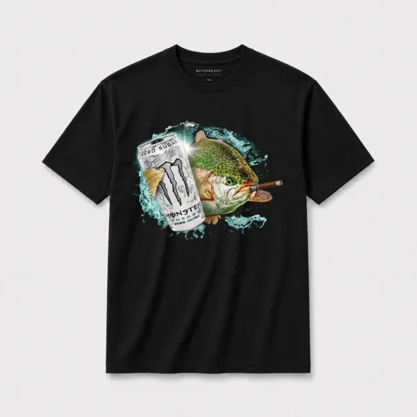 Zero sugar black and mild trout oversize tee black20zero20sugar20black20and20mild20trout.webp