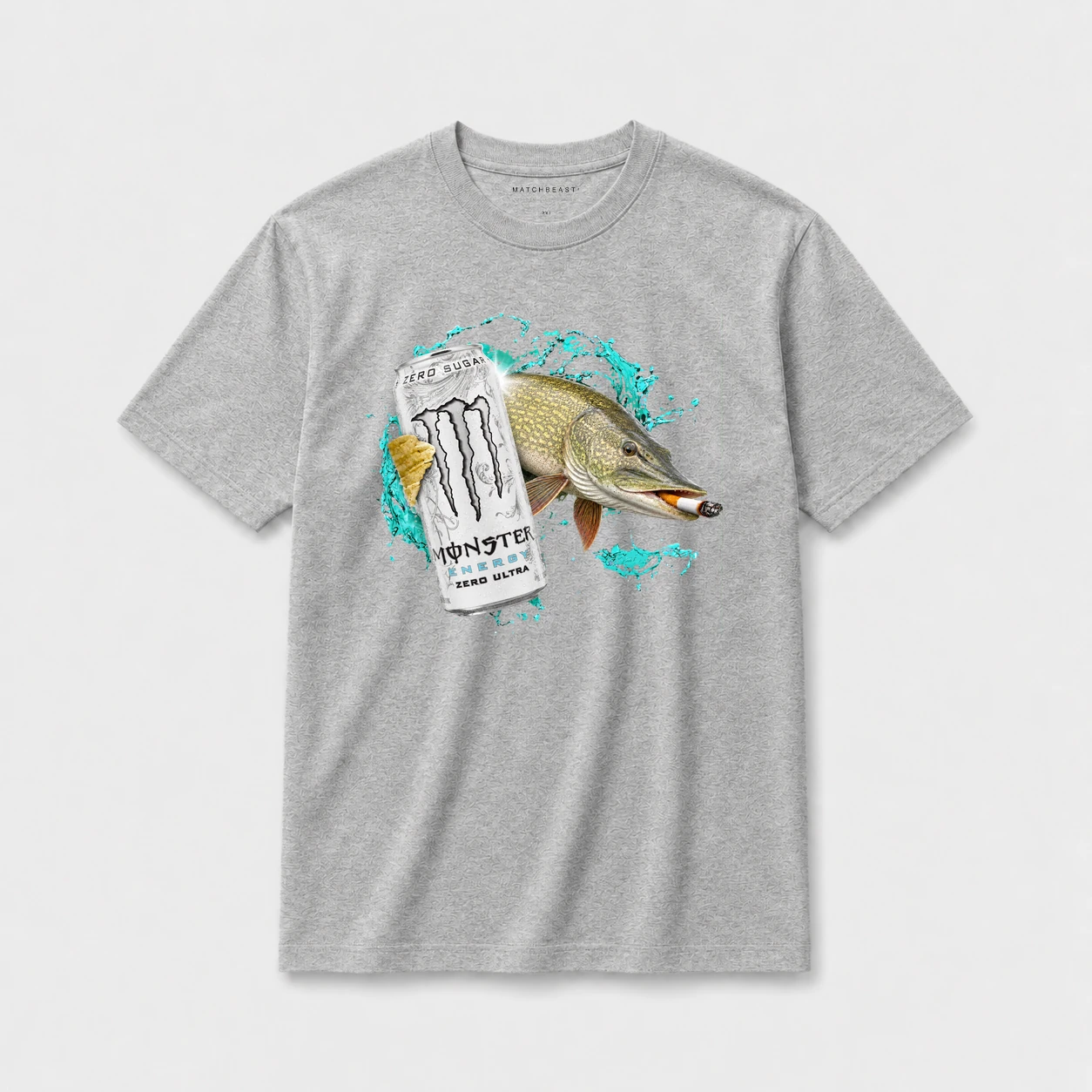 Zero ultra pike smoke t shirt gray zero ultra pike smoke