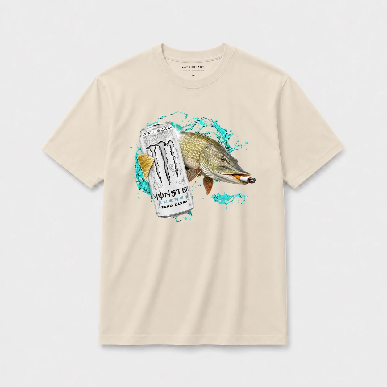 Zero ultra pike smoke t shirt light sand zero ultra pike smoke