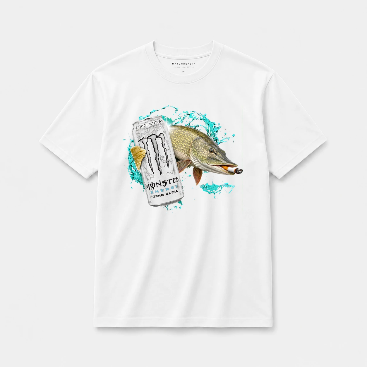 Zero ultra pike smoke t shirt white zero ultra pike smoke