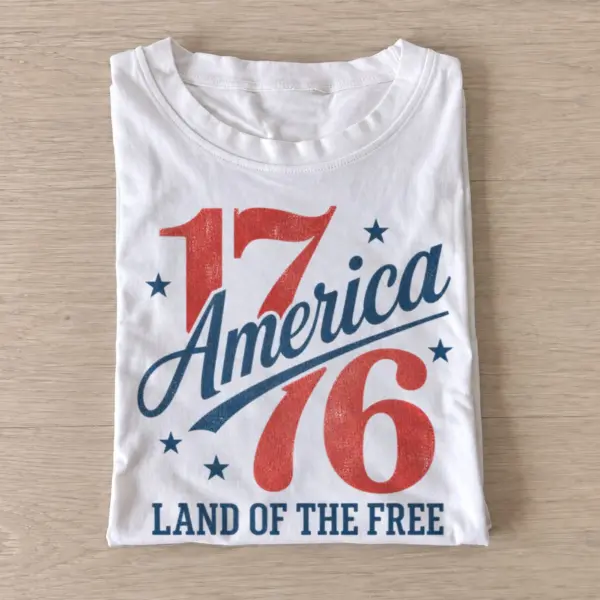 1776 america land of the free t shirt white20america land free.webp