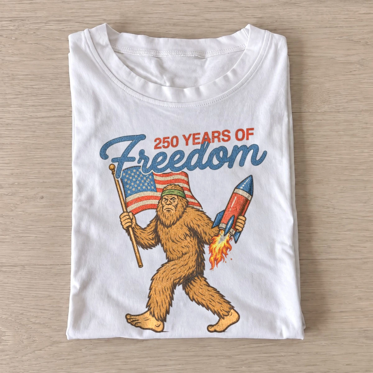 250 years of freedom bigfoot t shirt white20freedom bigfoot.webp