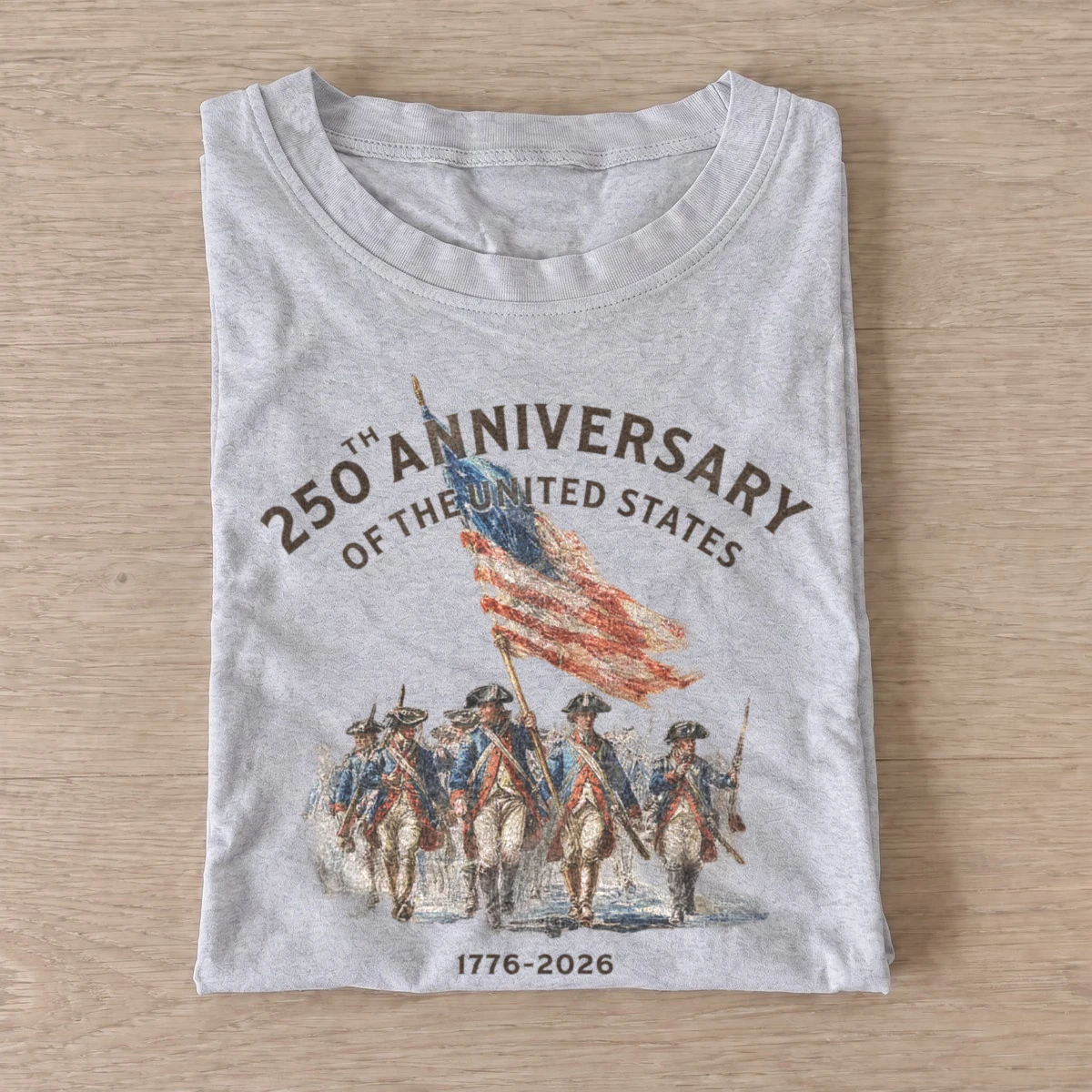 250th anniversary of the united states t shirt gray20anniversary cowboy parade.webp