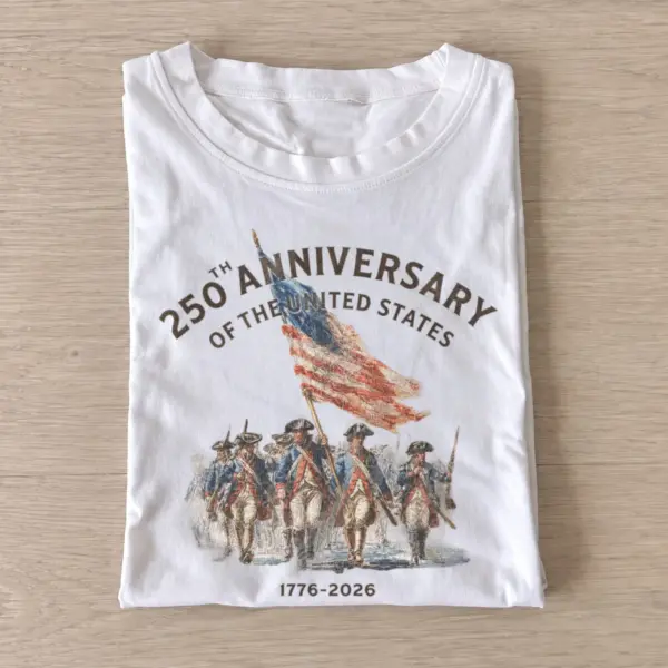 250th anniversary of the united states t shirt white20anniversary cowboy parade.webp