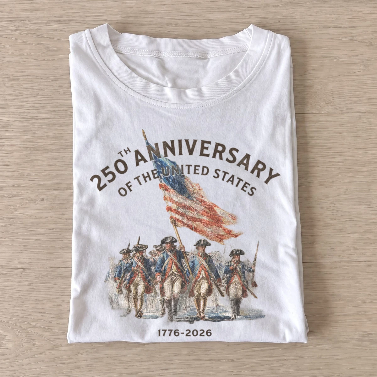 250th anniversary of the united states t shirt white20anniversary cowboy parade.webp