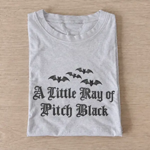 A little ray of pitch black t shirt gray20pitch black sunshine.webp