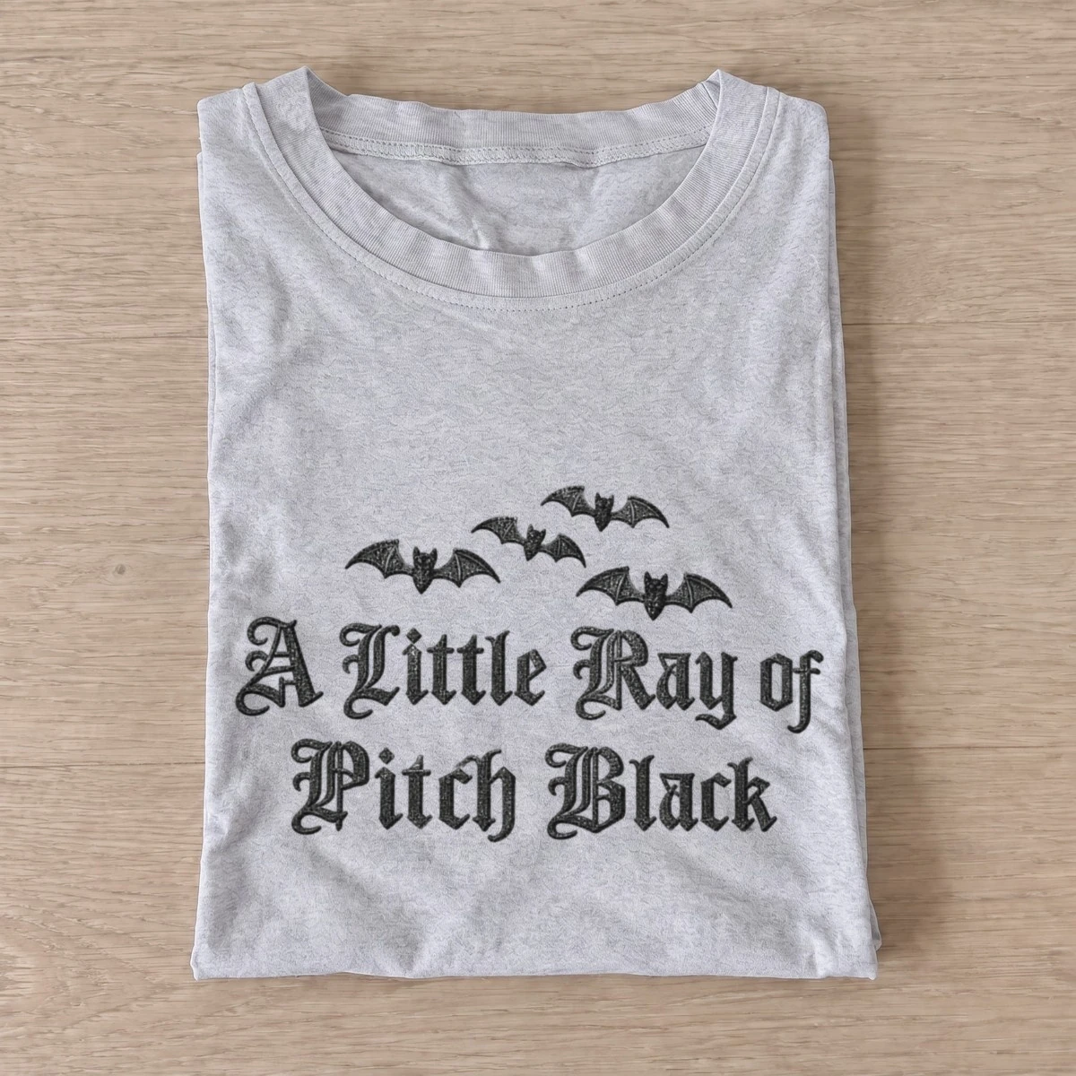 A little ray of pitch black t shirt gray20pitch black sunshine.webp