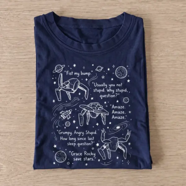 Alien space quotes graphic t shirt navy20alien space quotes.webp