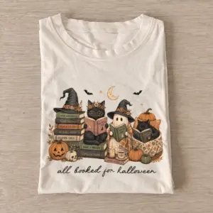 All booked for halloween t shirt sand20booked for halloween.webp