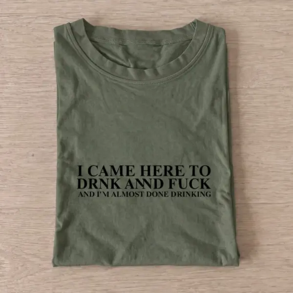 Almost done drinking t shirt olive20almost done drinking.webp