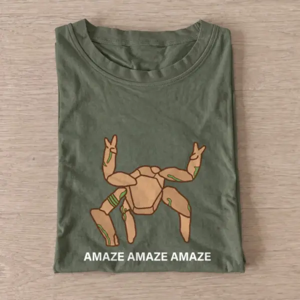 Amaze amaze amaze t shirt olive20amaze amaze amaze.webp