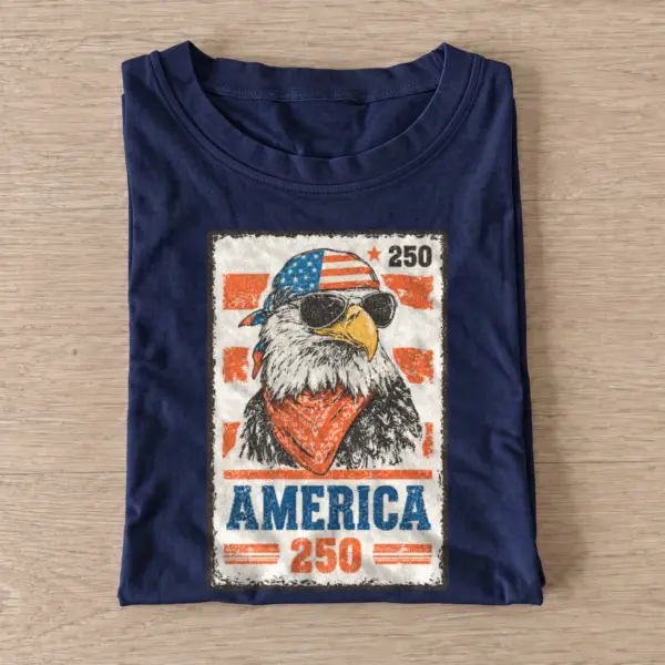America 250 eagle stamp t shirt navy20america eagle stamp.webp