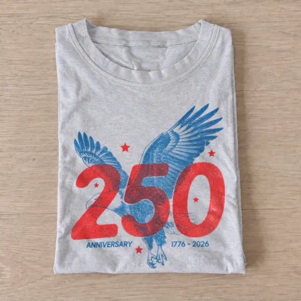 America 250th anniversary 1776 2026 eagle t shirt gray20anniversary eagle.webp