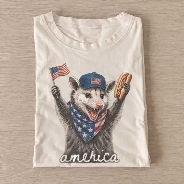 America hot dog opossum t shirt sand20america hotdog opossum.webp