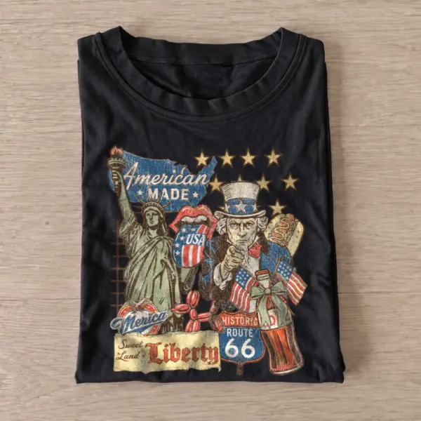 American icon collage graphic t shirt black20american icon collage.webp